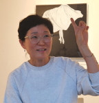‘비단 화가’ 김선정 지역 나들이…김해 율하카페거리서 개인전