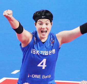 나홀로 10만 표 돌파…김희진 배구 올스타 1위