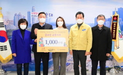 ㈜산영커뮤니케이션과 해운대영남식육식당, 부산 해운대구에 성품 기증 外