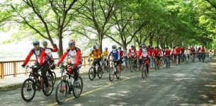 섬진강변 자전거타기 성료