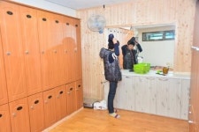 순창 실내수영장 편백나무 리모델링