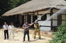 영랑 생가 소방훈련