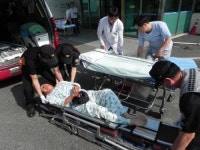 보성 아산병원·소방서 합동 소방훈련