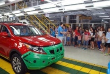 기아차, 직원 가족 초청 공장 견학