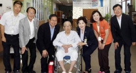 광주 북구청, 보훈요양원 위문품 전달