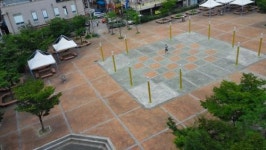 광양 중마동 23호 광장, 주차장 설치 논쟁