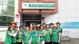 동림동 새마을부녀회, 학교주변 환경정화