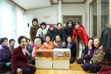 광주 양동초, 사랑의 김장김치 경로당 전달