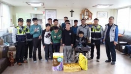 광주남부경찰 효덕지구대, 복지시설 위문품