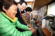 강진 대구면 남호마을 광역상수도 개통