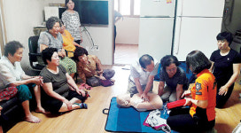 화순소방서, 심폐소생술·AED사용법 교육