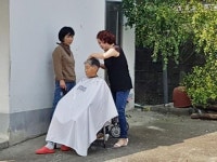 장흥지역자활센터 어르신 이·미용 봉사