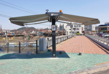 정읍시, 도로변·횡단보도 스마트 그늘막 10개소 설치