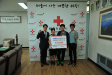광주 정암초 강원 산불피해 돕기 성금 110만원