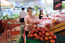 불볕 더위에 천도 복숭아 당도 절정…롯데마트 할인행사