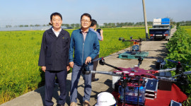 농협 광주본부-서창농협, 드론방제 시연회