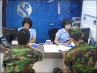 신한銀, 군부대 이동점포 서비스 실시