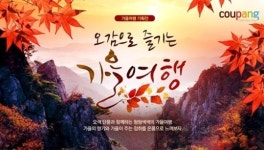 쿠팡, 단풍 시즌 가을여행 기획전…취향 따라 선택 감상하세요