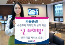 키움증권, 단가분석으로 매매 타이밍 잡는다
