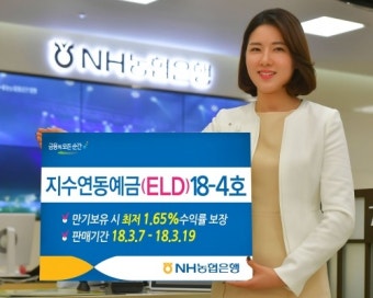 농협은행, 최저 1.65%금리 보장 ‘지수연동예금’ 출시