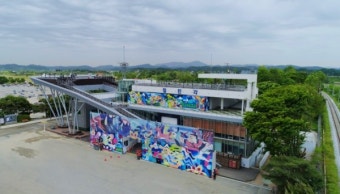 경기문화재단-경기관광공사 협력사업, 임진각 그래피티 아트 '우리는 하나' 선보여