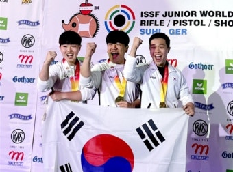 인천대 이승훈 선수, 세계사격연맹 월드컵사격대회 '금메달 획득'