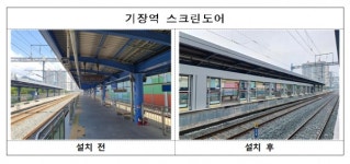 국가철도공단, 동해선 부전~태화강 23개 전 역사 스크린도어 설치 완료