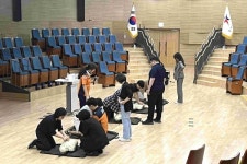 경기도교육청, 본청 전 직원 대상 응급처치와 심폐소생술 상반기 교육