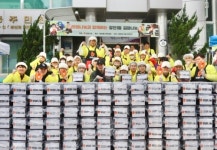 빗썸나눔, 동대문구 장안1동 주민센터와 김장나눔 봉사