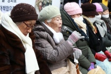 [포토] 발언하는 일본군 위안부 피해 할머니들