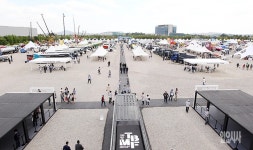 [포토] 야외 전시장에 마련된 트럭-버스 메가페어