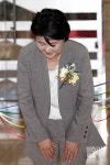 [포토] 허리숙여 인사하는 김정숙 여사