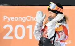 [포토] 클로이 킴 "저 잘 했죠?"