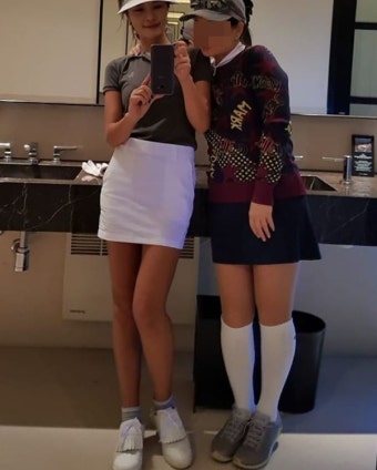 황정음, 출산 후에도 여전한 몸매 '골프 여신'…