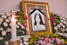 [포토] 영정사진 속 미소짓는 고 오인혜