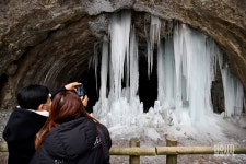 [포토] 고드름과 만난 역고드름