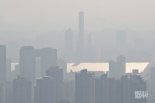 [포토] 미세먼지에 가려진 63빌딩