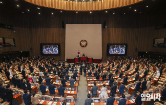[포토] 국회 본회의, 한국산 전기차 세제지원 촉구 결의안 통과