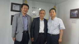 김병술 지사 후손, 헐버트박사 기념사업회 방문