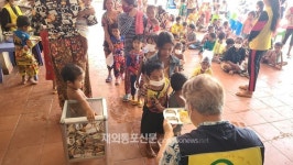 한전 KPS 노동조합 한마음봉사단, 캄보디아에서 봉사활동 펼쳐