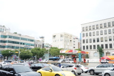 학동역 인근 LPG충전소에 임대주택 세워져