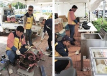 남해군 다양한 축제장 금속배관 시공