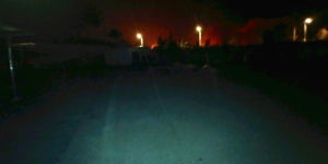 강원도 산불, LPG충전소 담벼락까지 접근