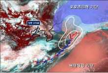 제주부근 해상까지 장마전선 북상…강한 바람과 많은 비 예상