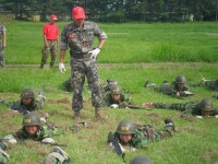 제주서중 학생들, 제방사 나라사랑 병영체험 훈련 참가