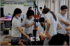 효돈농협, 지역출신 의료진 참여 어르신 위한 의료 봉사