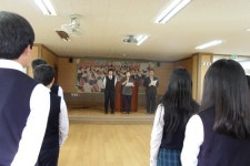 위미중, 우리 스스로 지키자 학교규칙준수 서약식