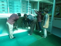 송악도서관, 휴관일 맞아 요양시설 자원봉사