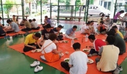 국민은행 신제주지점, 제주애덕의 집에서 삼겹살 데이