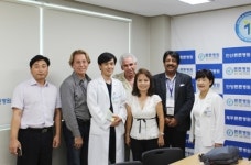 글로벌 헬스케어 지원단체 美 IBMS 회장 일행 제주 튼튼병원 방문
